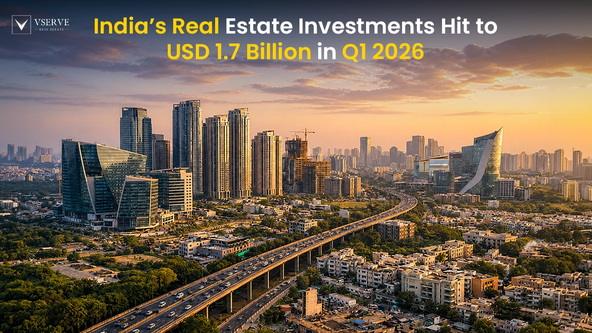 India’s Real Estate Investment Volumes Hit USD 1.7 Billion in Q1 2026